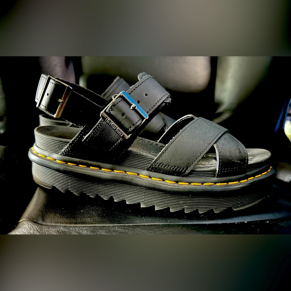 Womens Dr. Martens Voss II Sandal - Black Size 8